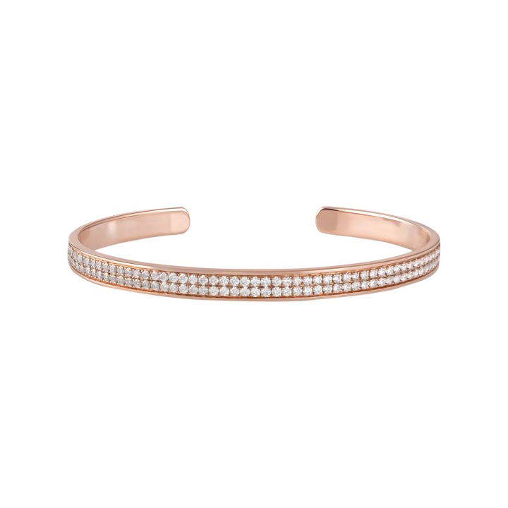 Bracelet in 18K rose gold with VS-G diamonds