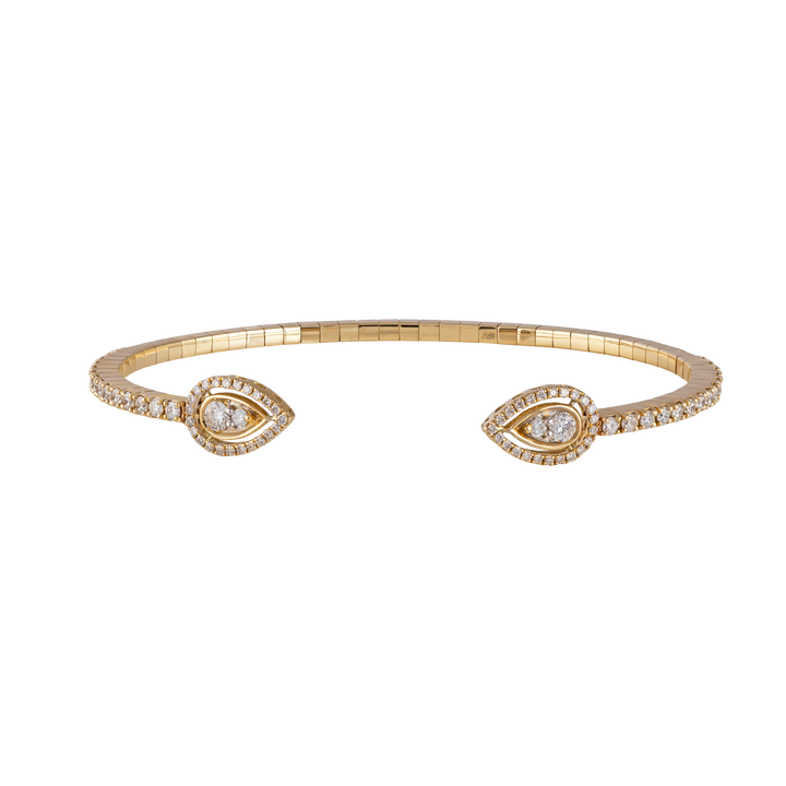Bracelet In 18K Yellow Gold With VS-G Diamonds