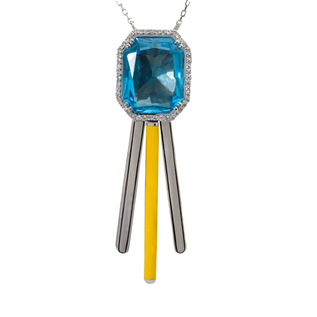 Eye Candy Pendant in 18K White Gold  With VS-G Diamonds