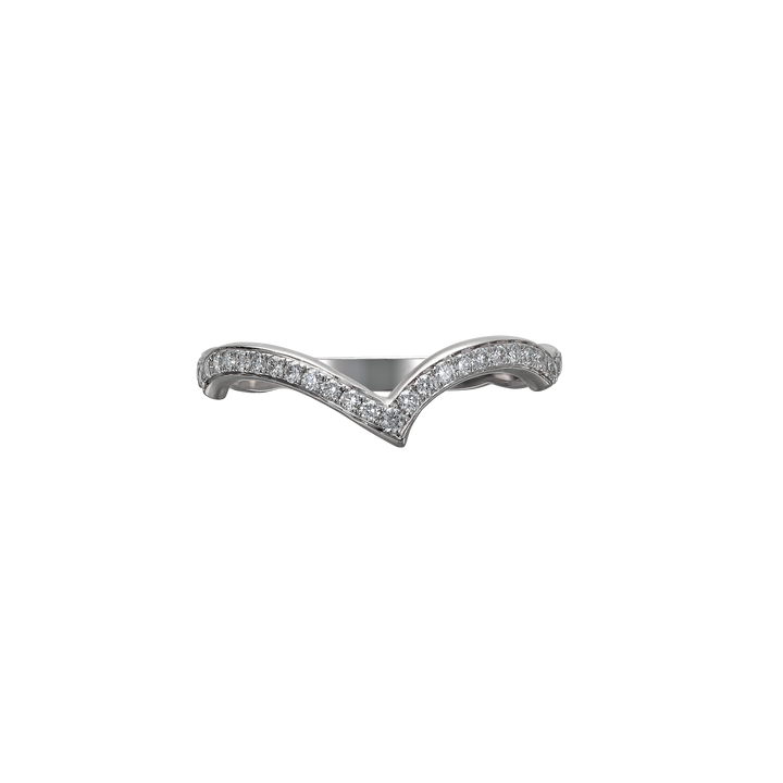 Branch Infinity Ring in 18K white Gold with VS-G Diamonds