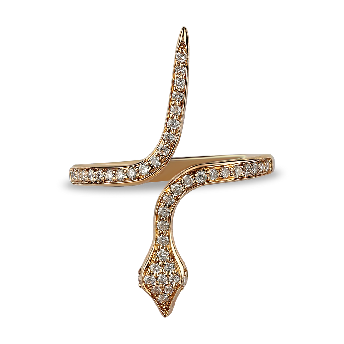 Garden of Eden Ring In 18K Rose Gold With VS-G Diamonds