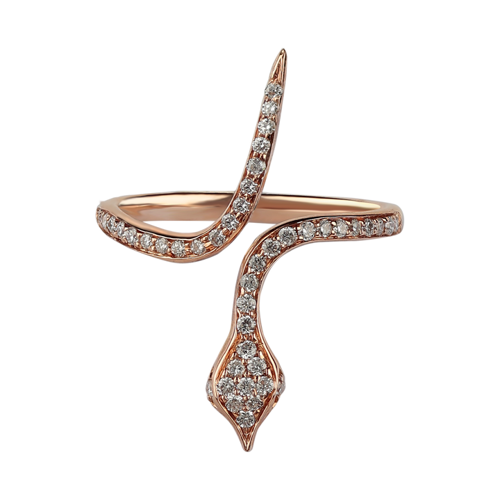 Garden of Eden Ring In 18K Rose Gold With VS-G Diamonds