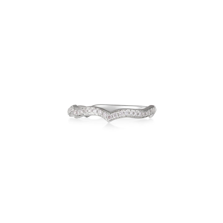 Branch Affinity Ring in 18K Rose Gold With VS-G Diamonds