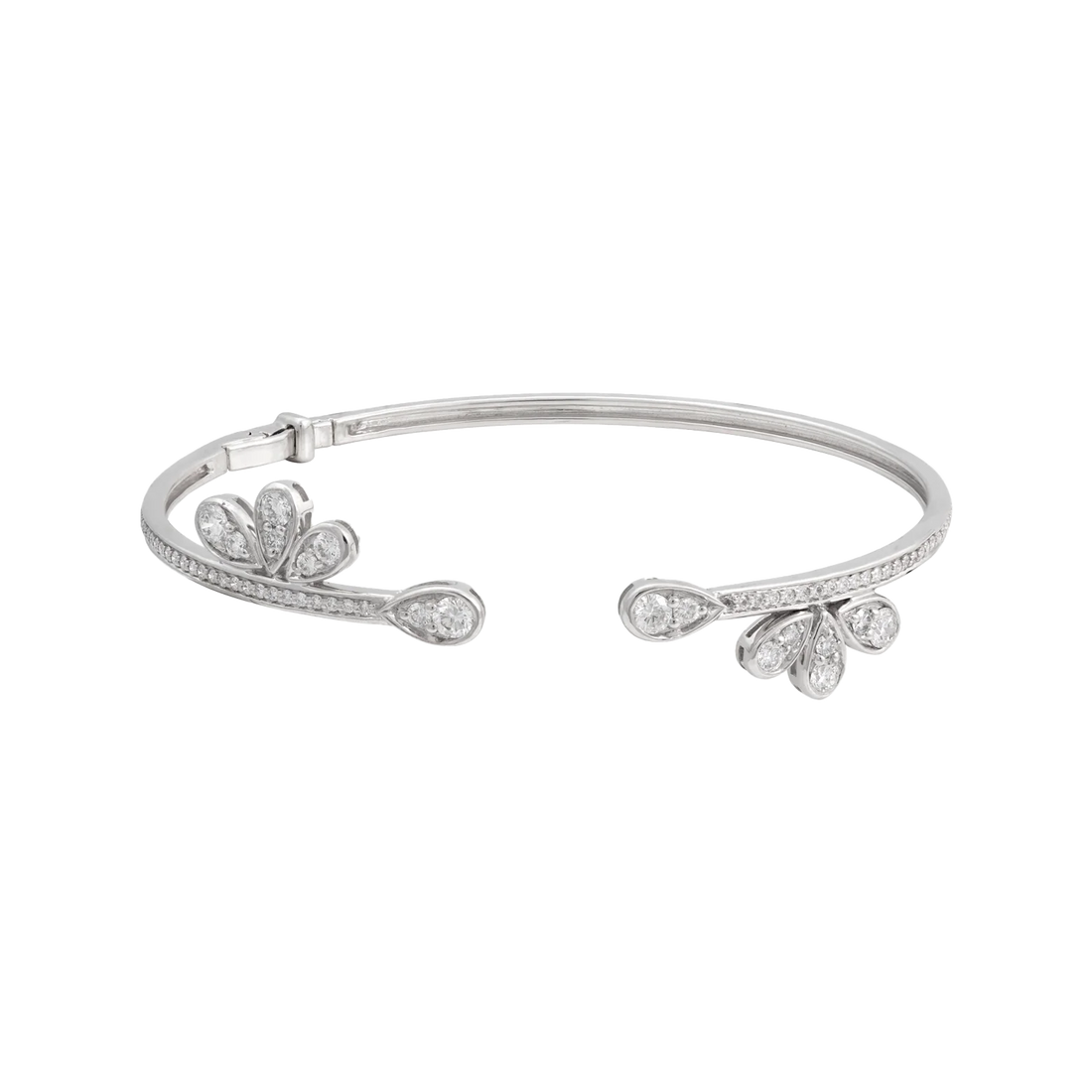 Bracelet In 18K White Gold With VS-G Diamonds - illusion Collection