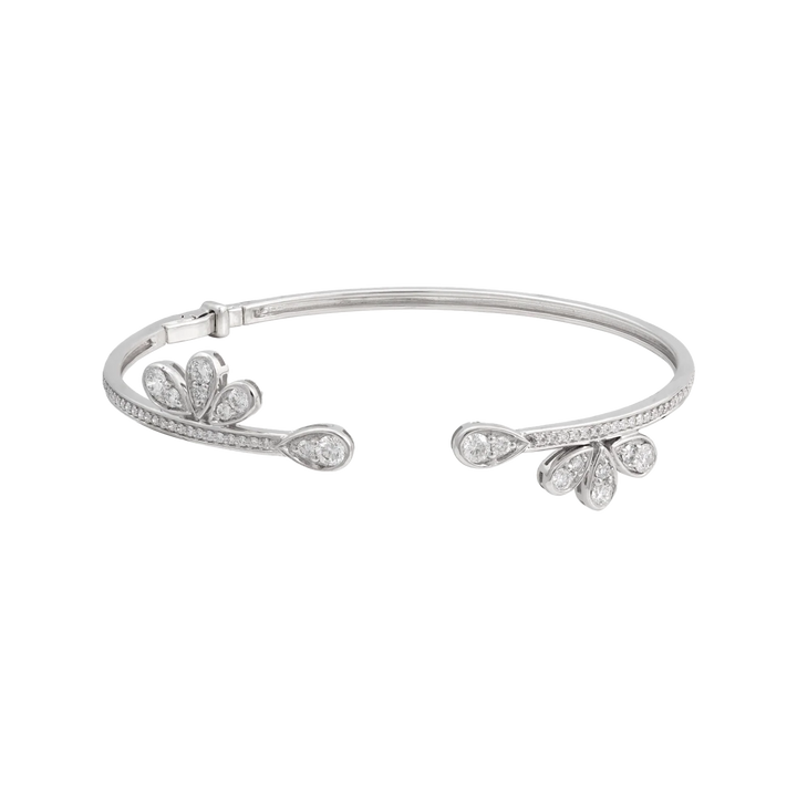 Bracelet In 18K White Gold With VS-G Diamonds - illusion Collection