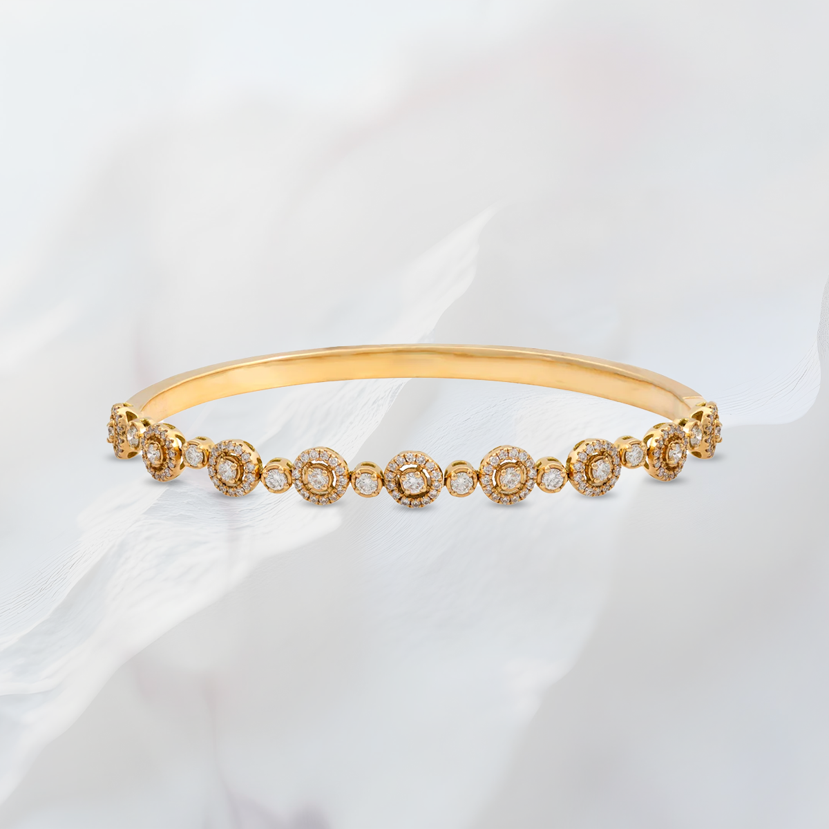 From Raw Material to Refinement: Crafting High-Quality 18K Gold and Diamond Bracelets