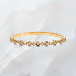 From Raw Material to Refinement: Crafting High-Quality 18K Gold and Diamond Bracelets