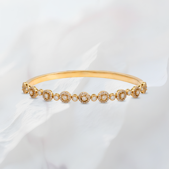 From Raw Material to Refinement: Crafting High-Quality 18K Gold and Diamond Bracelets