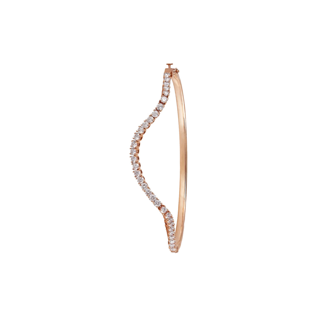 Bracelet In 18K Rose Gold With VS-G Diamonds