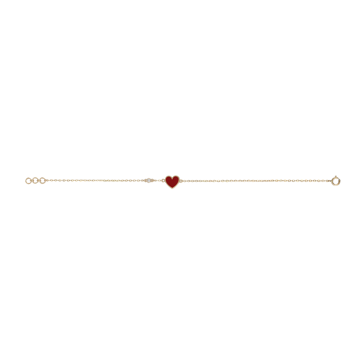 Baby Love Bracelet in 18K Yellow Gold VS-G Diamond