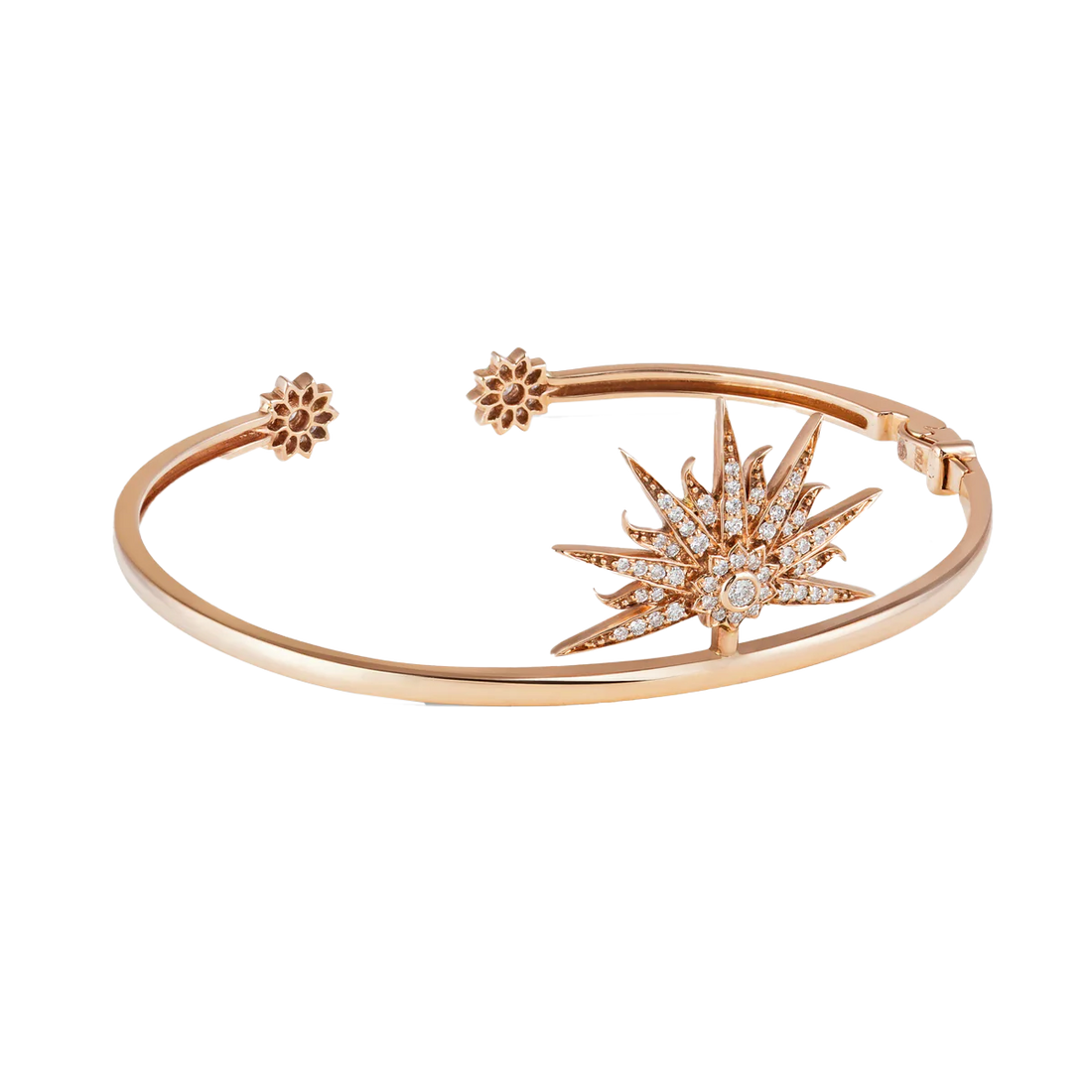 Sunburst Inspire 18K Rose Gold with VS-G Diamond Hand Bracelet