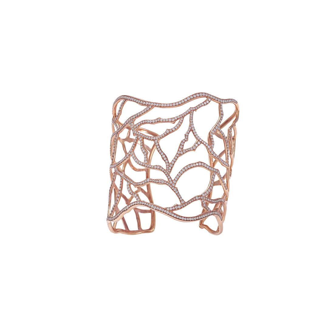 Branch Affinity Bracelets in 18K Rose gold with VS-G diamonds