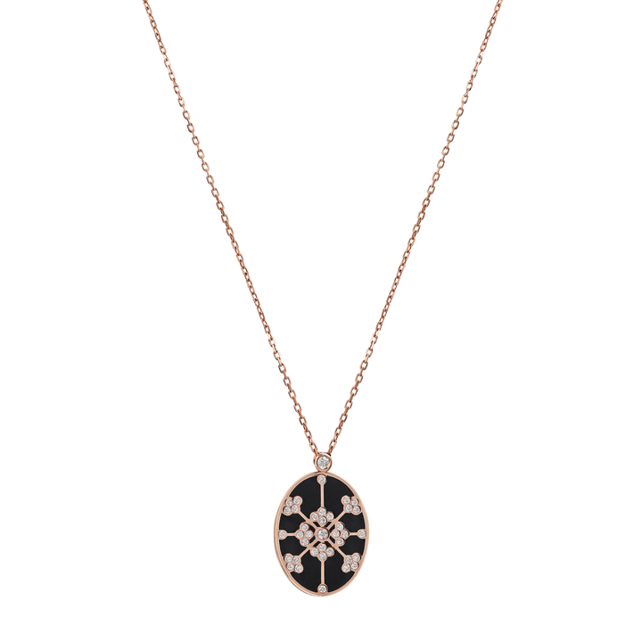 Summer Sky Pendant in 18K Rose Gold Reversible