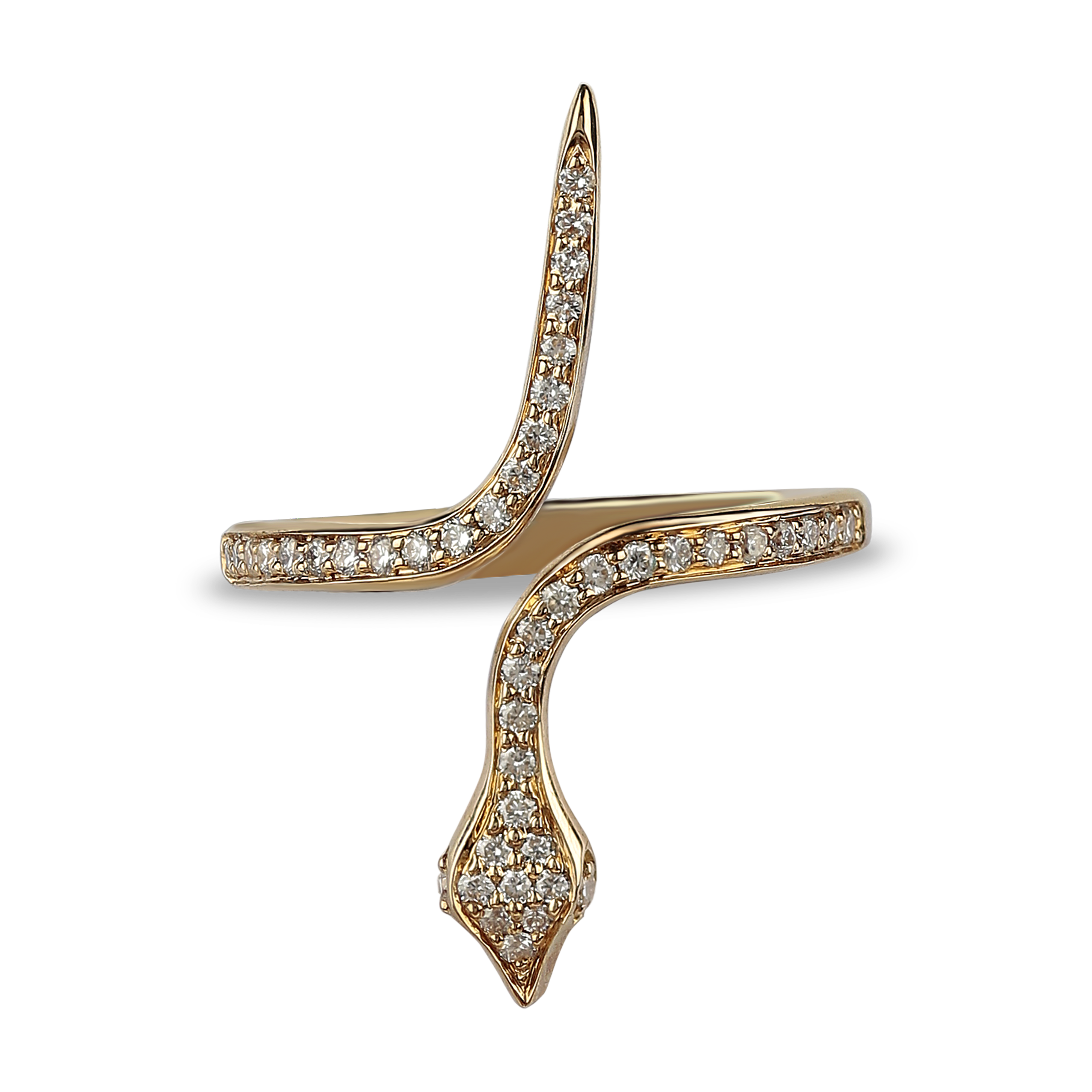 Garden of Eden Ring In 18K Rose Gold With VS-G Diamonds