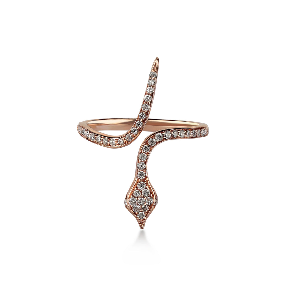 Garden of Eden Ring In 18K Rose Gold With VS-G Diamonds