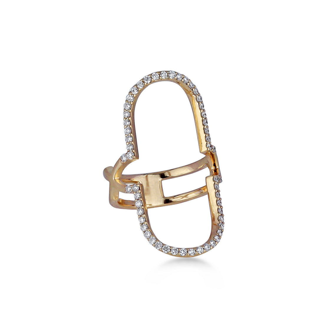 Ring in 18k Rose Gold with VS-G Diamonds - Calatrava Collection