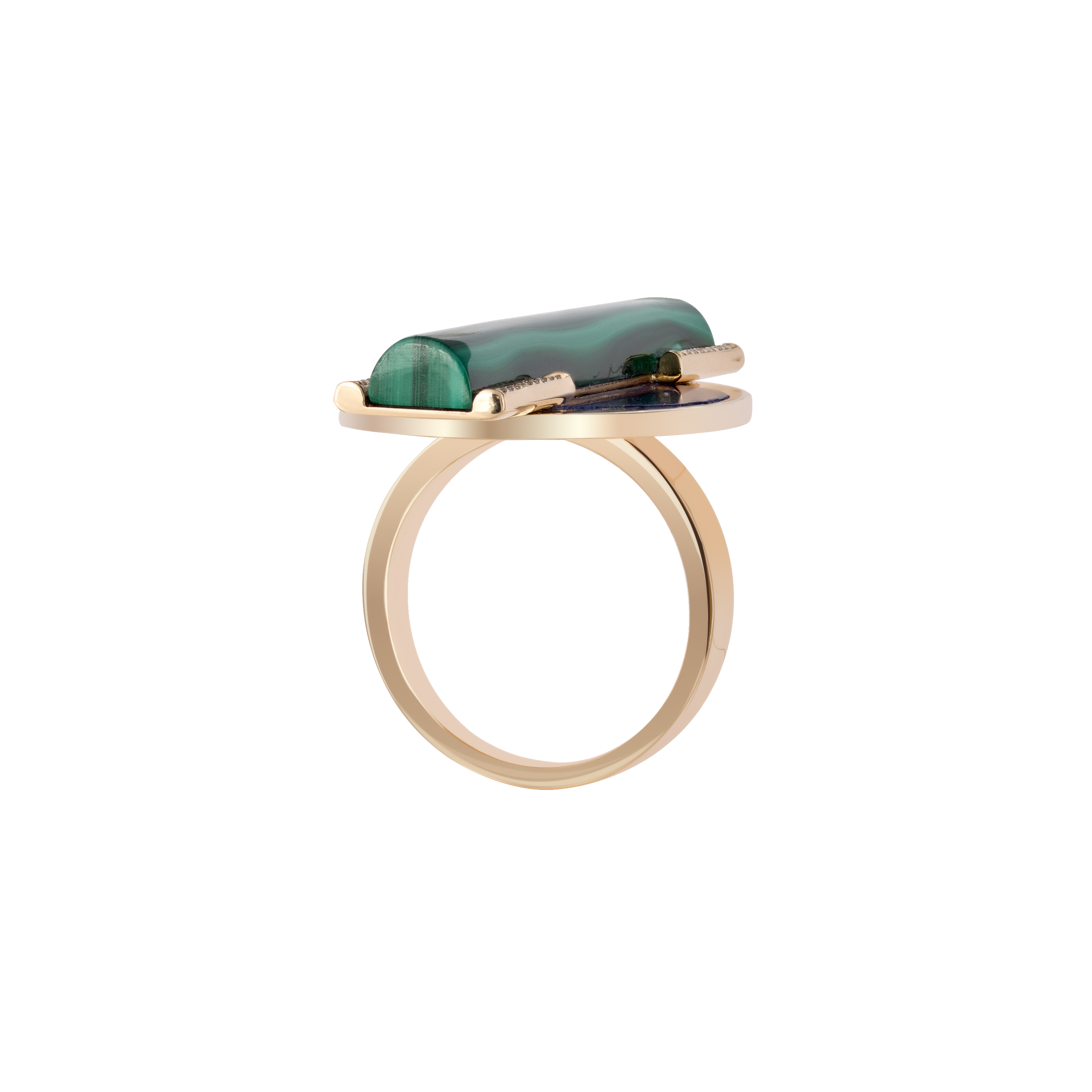Tropicalia Ring in 18K yellow gold with VS-G diamonds