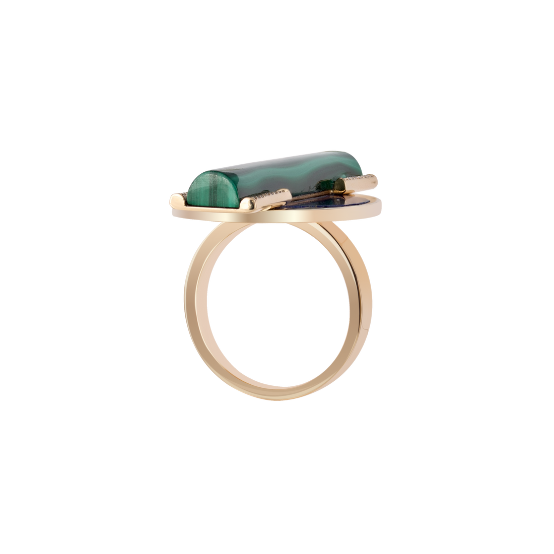 Tropicalia Ring in 18K yellow gold with VS-G diamonds