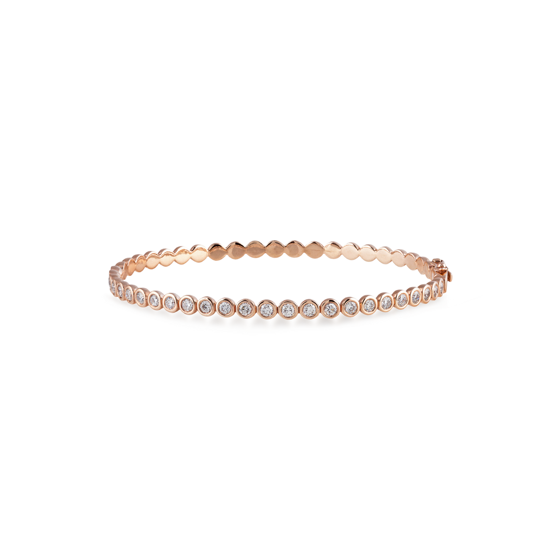 Bangle In 18K Rose Gold With VS-G Diamond