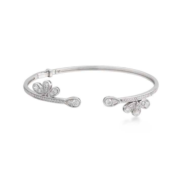 Bracelet In 18K White Gold With VS-G Diamonds - illusion Collection