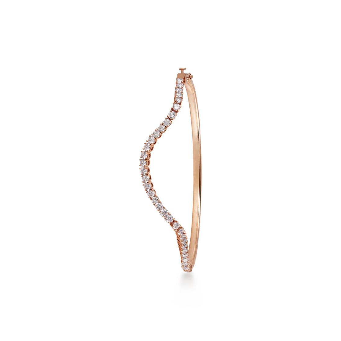 Bracelet In 18K Rose Gold With VS-G Diamonds