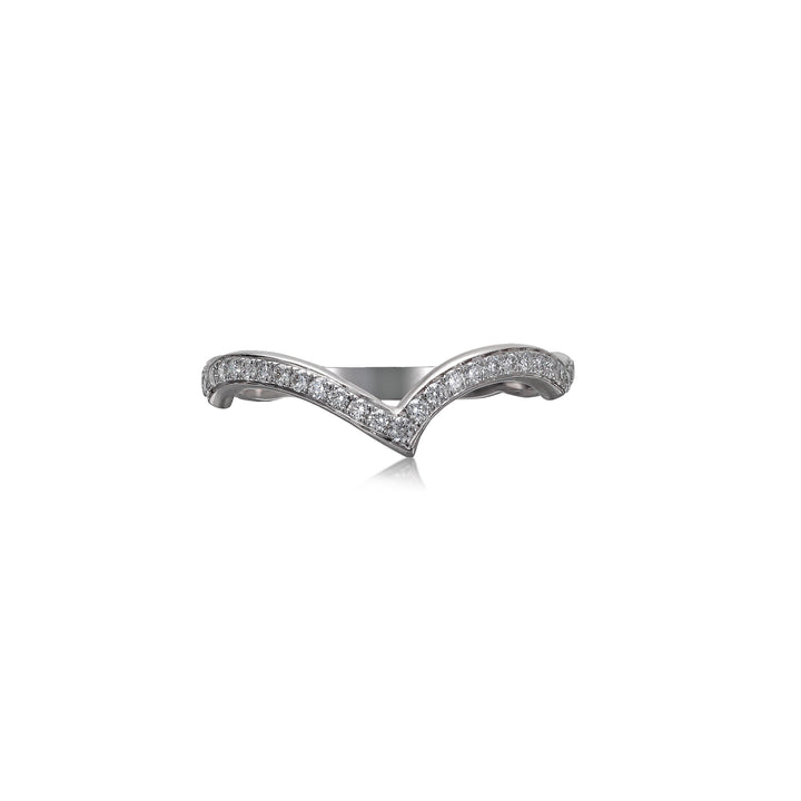 Branch Infinity Ring in 18K white Gold with VS-G Diamonds