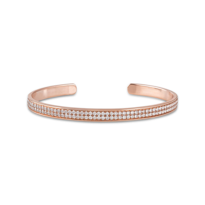 Bracelet in 18K rose gold with VS-G diamonds