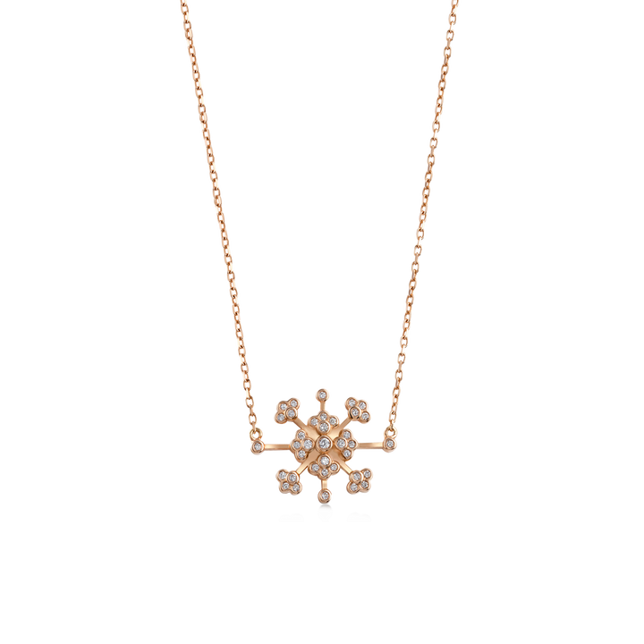 Summer Sky Pendant in 18K Rose Gold with VS-G Diamond