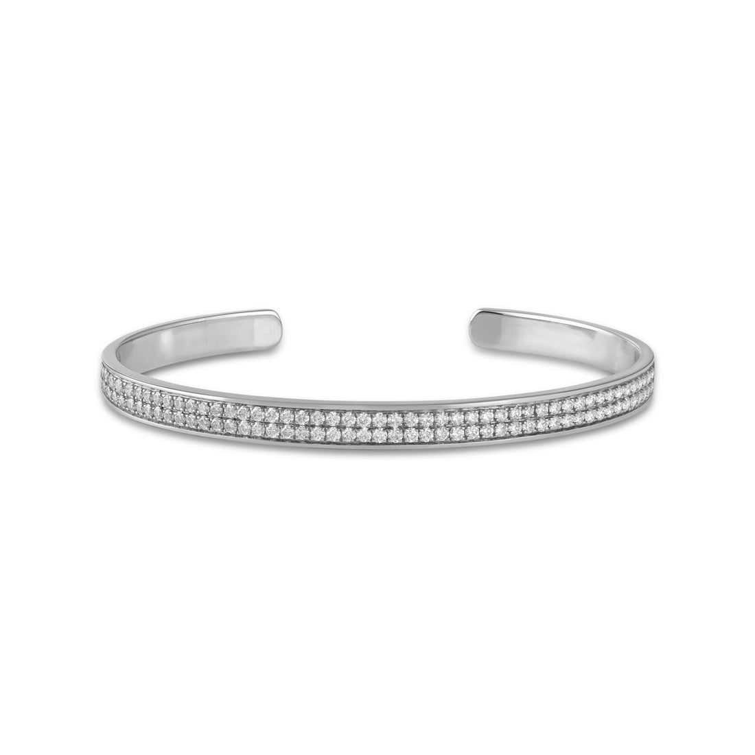 Bracelet in 18K white gold with VS-G diamonds