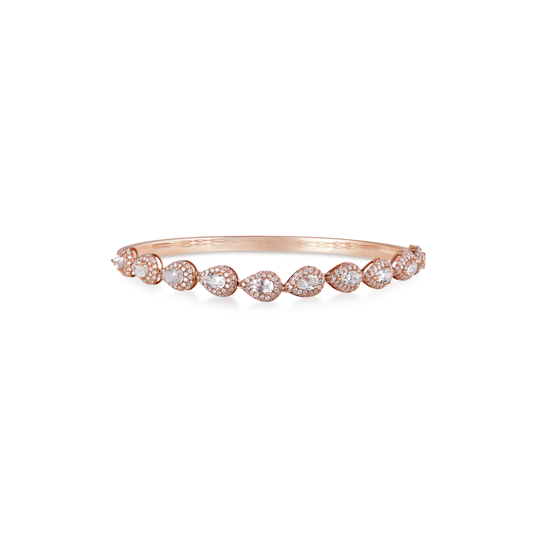 Bracelet in 18K Rose Gold with VS-G Diamond - illusion Collection