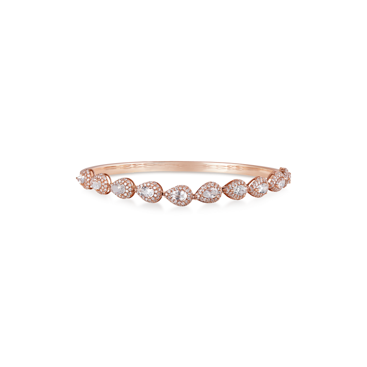 Bracelet in 18K Rose Gold with VS-G Diamond - illusion Collection