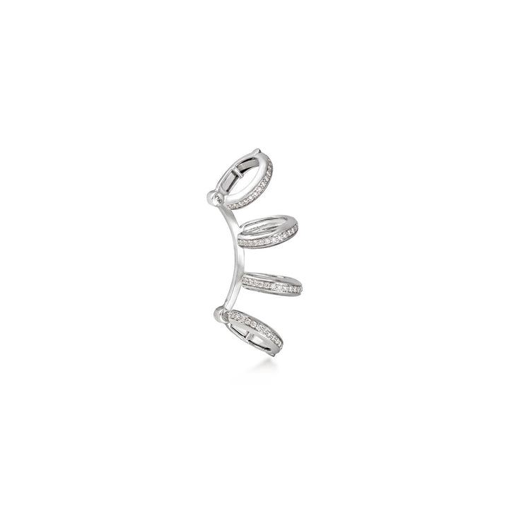 Ear Cuffs in 18K white gold with VS-G diamonds