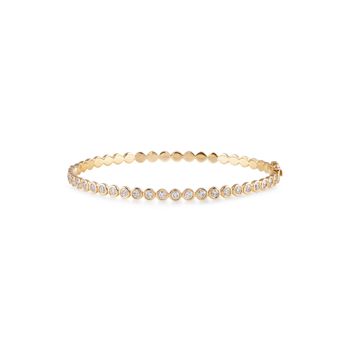 Bangle in 18K Yellow Gold with VS-G Diamond